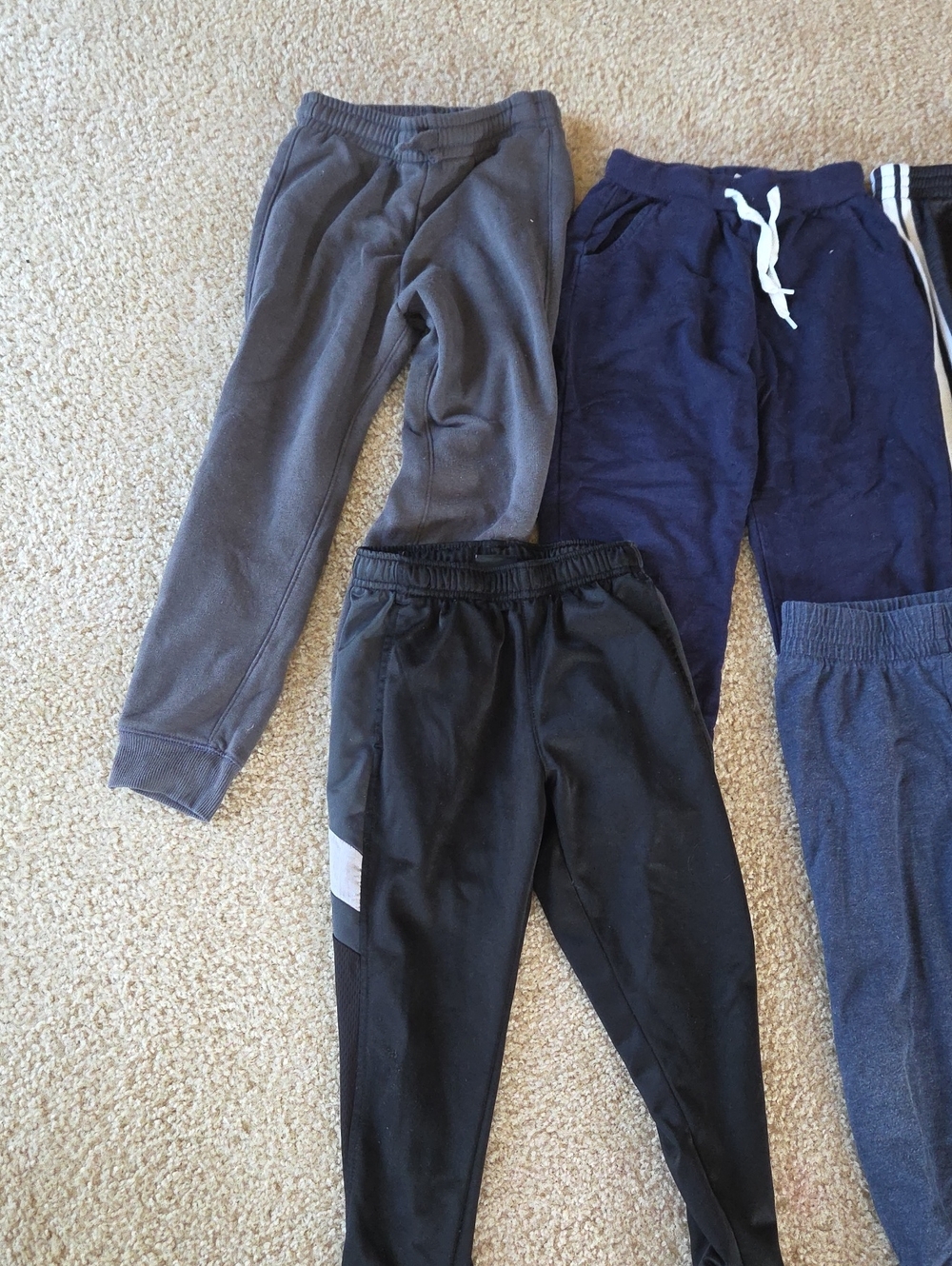 Kids Navy and Gray Jogger Pants Bundle - 5 Pack Size 6 - Picture 3 of 6